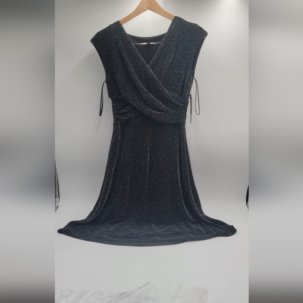 Jones New York, Elegant Black Sleeveless Dress, size 4